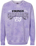 Crew Neck Purple Smoke Cheer Banner