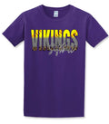 T-Shirt Purple Softball Glitter Fade 12