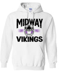 Hoodie White Helmet Stripe