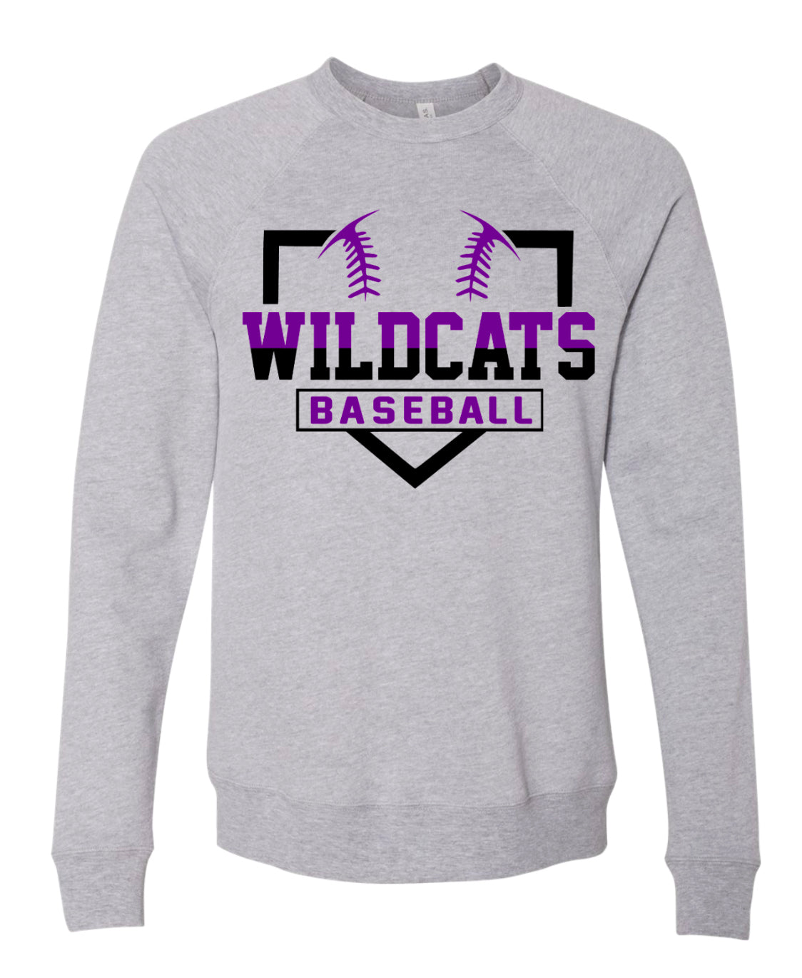 Crew Neck Gray Wildcats Base