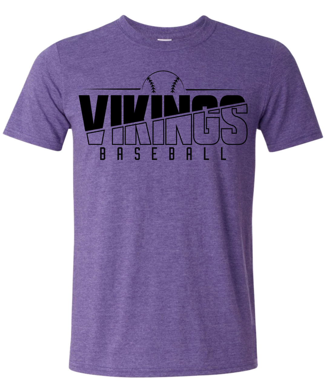 T-Shirt Heather Purple Viking Slide 7