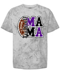 T-Shirt Smoke Football Mama Stacked