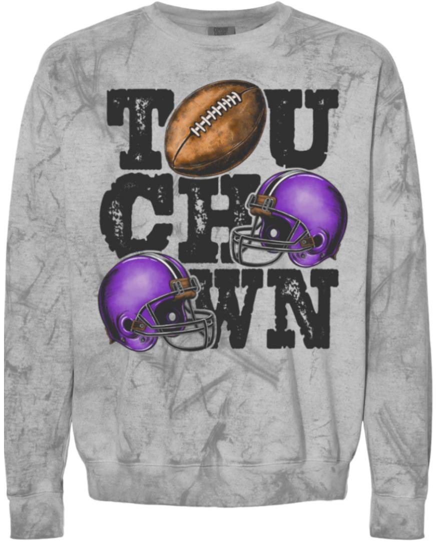 Crew Neck Smoke Touchdown Stacked 1