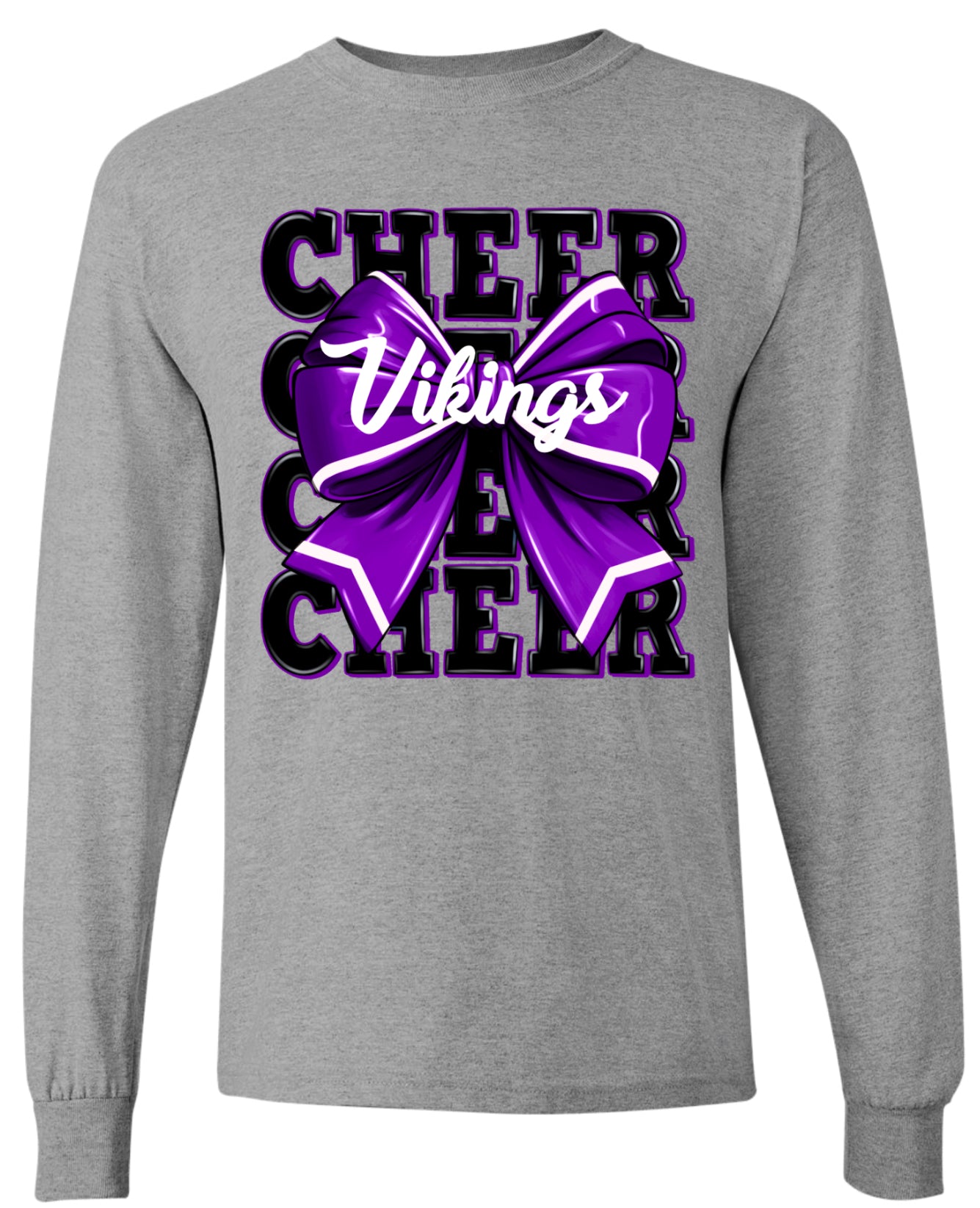 Long Sleeve Sport Grey Cheer Repeat