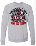 Crew Neck Grey Thou Shall Not Steal 7