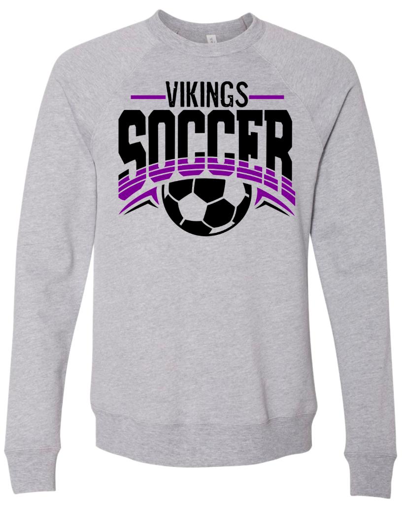 Crew Neck Grey Soccer Arch 12
