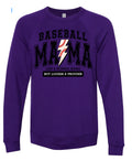 Baseball Mama Crew Neck Purple