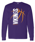 Long Sleeve Viking Sketch Purple