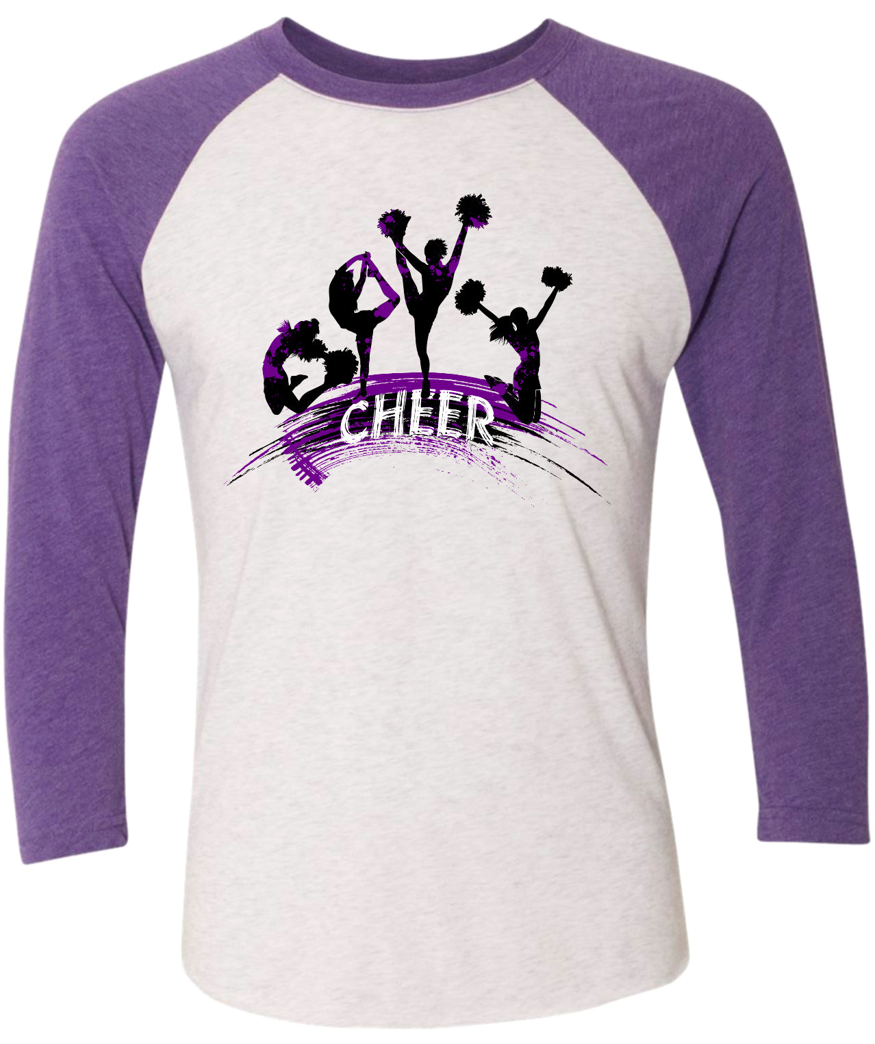 Long Sleeve 3/4 sleeve Cheer Splash