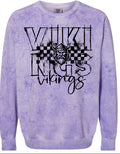 Crew Neck Purple Smoke Viking Sketch