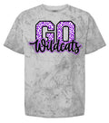 T-Shirt Smoke Tye Dye Wildcats Go Cats