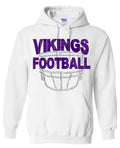 Hoodie White Face Mask