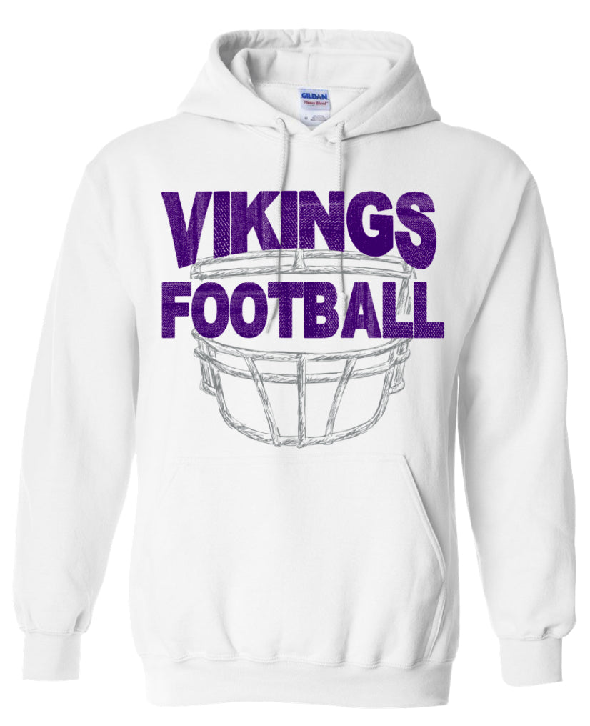 Hoodie White Face Mask