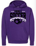 Hoodie Purple Soccer Arch 14