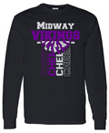 Long Sleeve Black Vert Cheer Banner