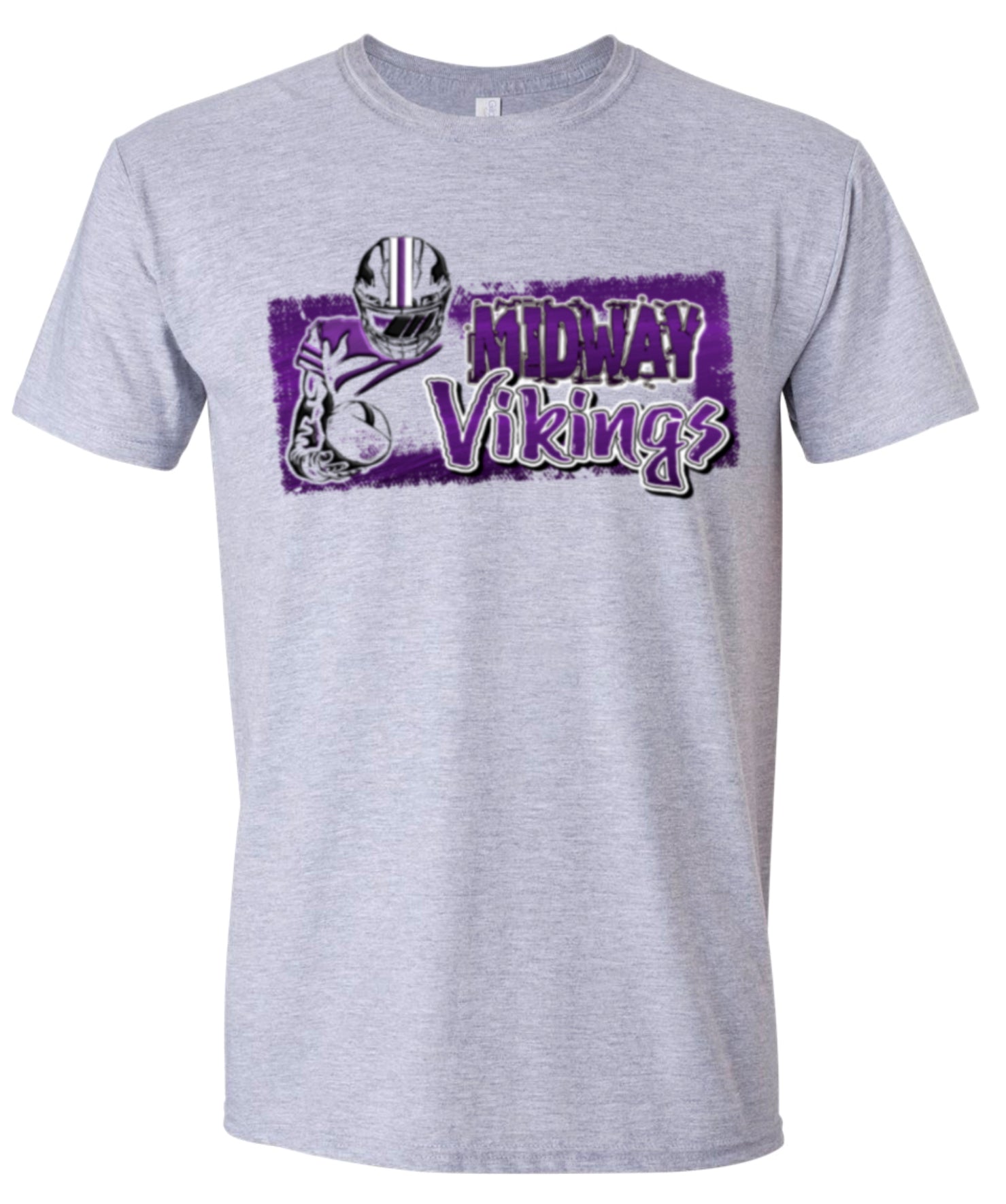 T-Shirt Sport Grey Player Distress