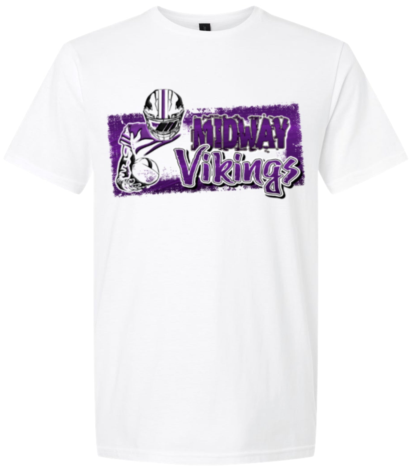 T-Shirt White Player Distress