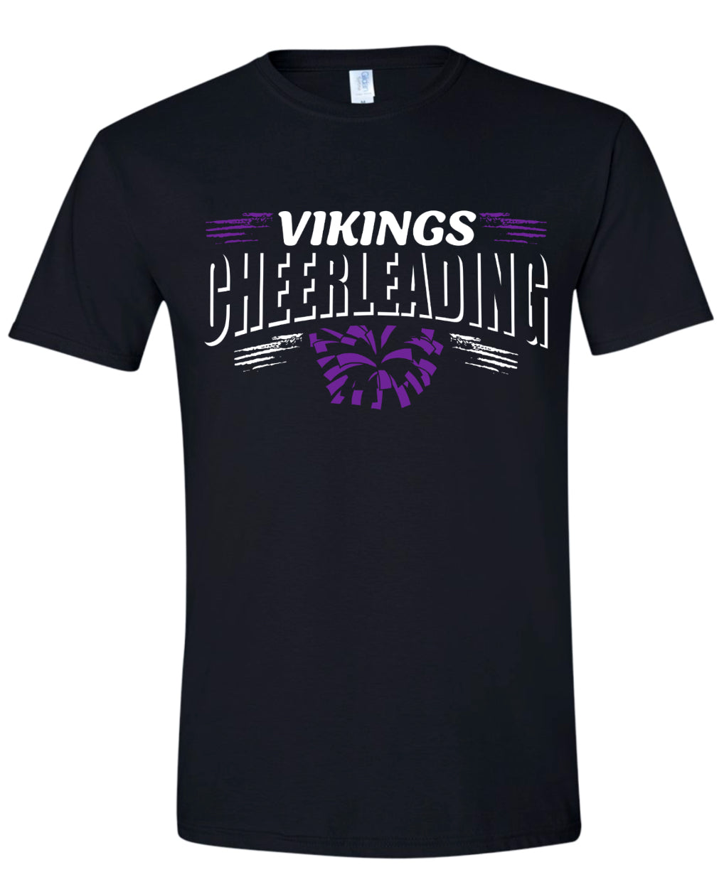 T-Shirt Black Cheer Banner