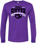 Long Sleeve Purple Soccer Arch 16