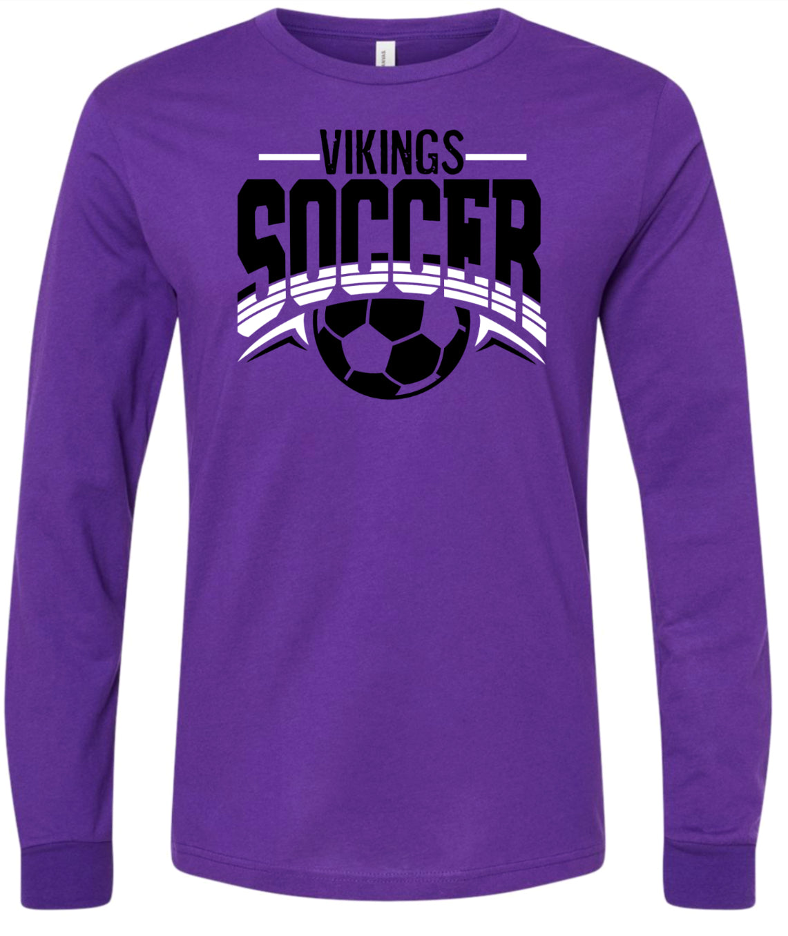 Long Sleeve Purple Soccer Arch 16