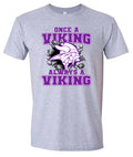 T-Shirt Grey Once a Viking 11