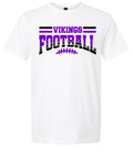 T-Shirt White Football Banner Arch