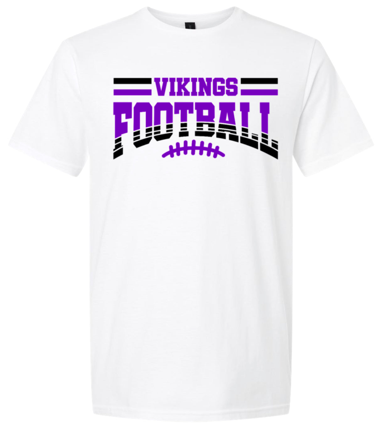 T-Shirt White Football Banner Arch