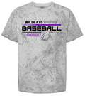 T-Shirt Gray Wildcats Baseball Chevron