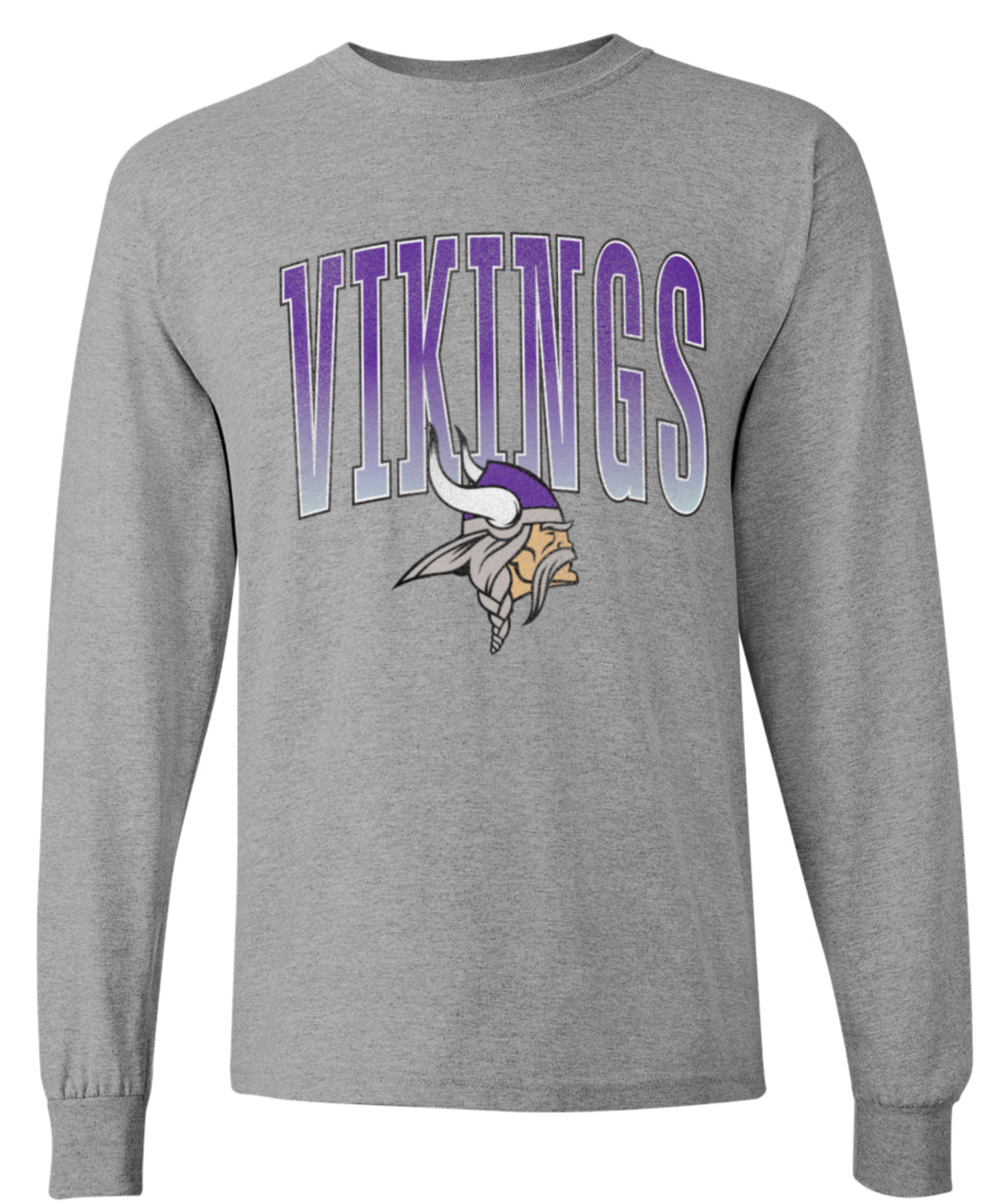 Long Sleeve Sport Grey Varsity Large Viking