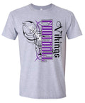 T-Shirt Sport Grey Viking Pinstripe