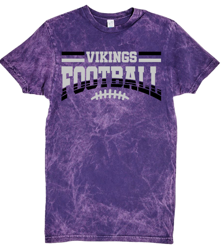T-Shirt Purple Acid Football Banner Arch