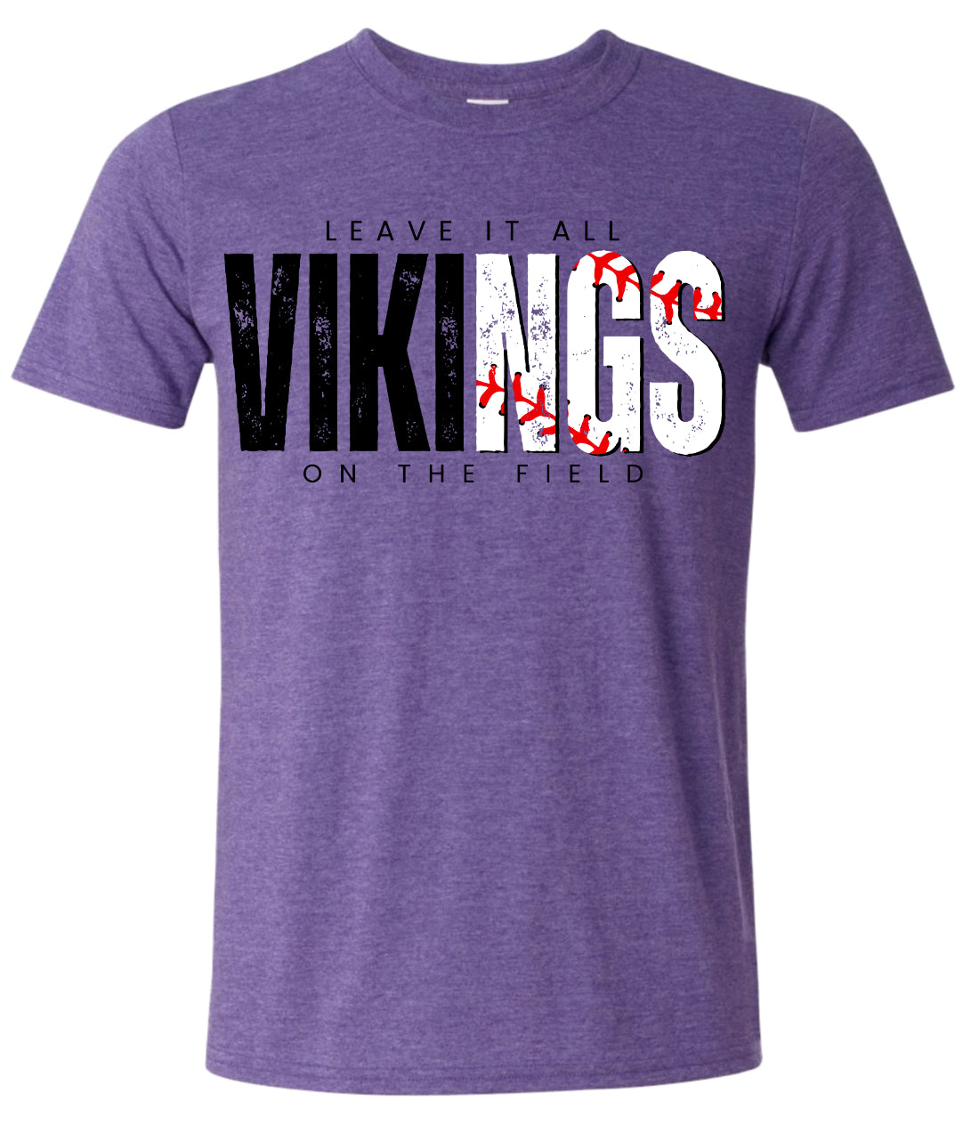 T-Shirt Heather Purple Leave It On The Field 2