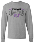Long Sleeve Sport Grey Cheer Banner