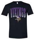 T-Shirt Black Varsity Large Viking