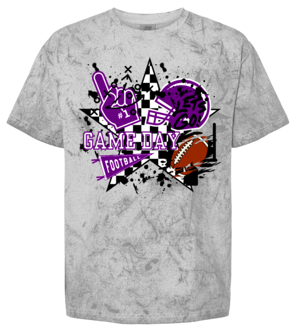 T-Shirt Smoke Game Day Grunge