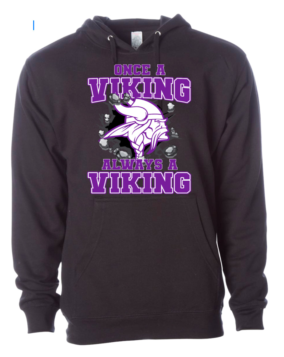 Hoodie Charcoal Heather Once a Viking 8