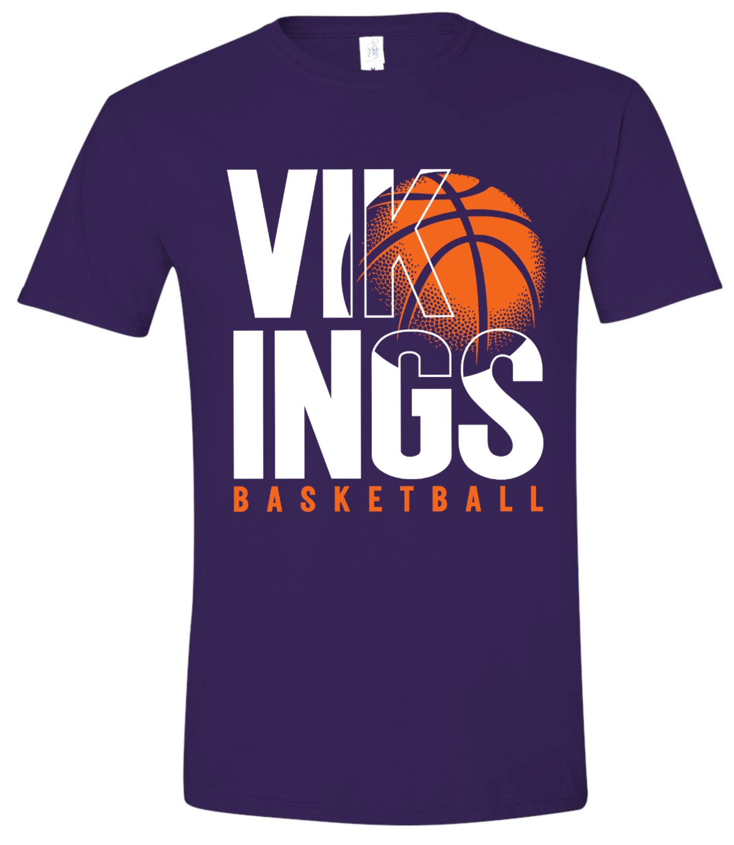T-Shirt Vikings Basketball Stack Purple