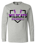 Long Sleeve Gray Wildcats Base