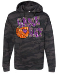 Hoodie Game Day Faux Glitter 11