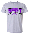 T-Shirt Sport Grey Football Banner Arch