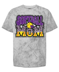 T-Shirt Smoke Softball Mom Bubble 4