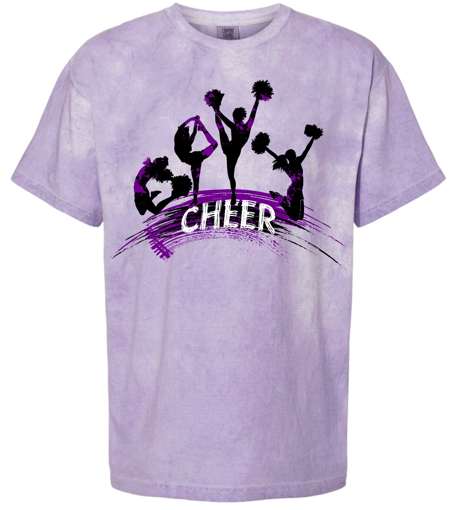 T-Shirt Purple Smoke Cheer Splash