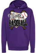 Hoodie Purple Base/Bat Viking 4