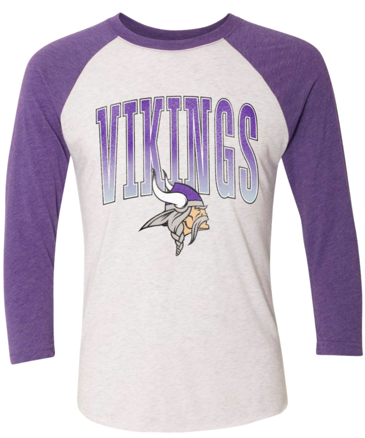 Long Sleeve 3/4 sleeve Varsity Large Viking