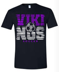 T-Shirt Black Viking White Noise 3