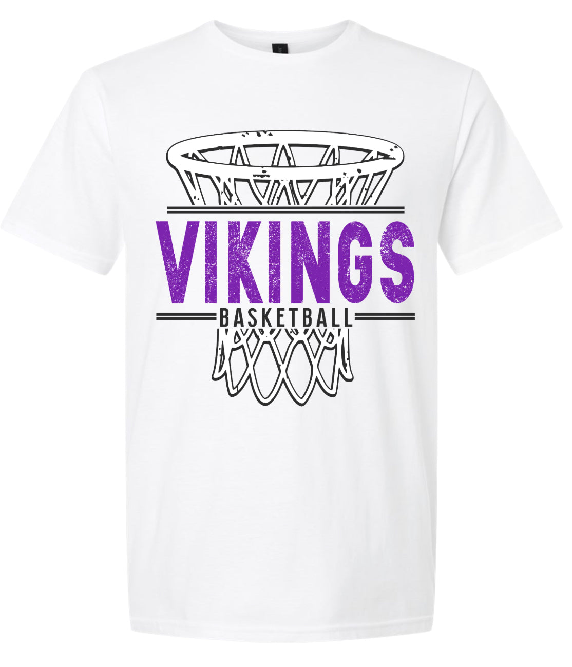 T-shirt Viking Net White