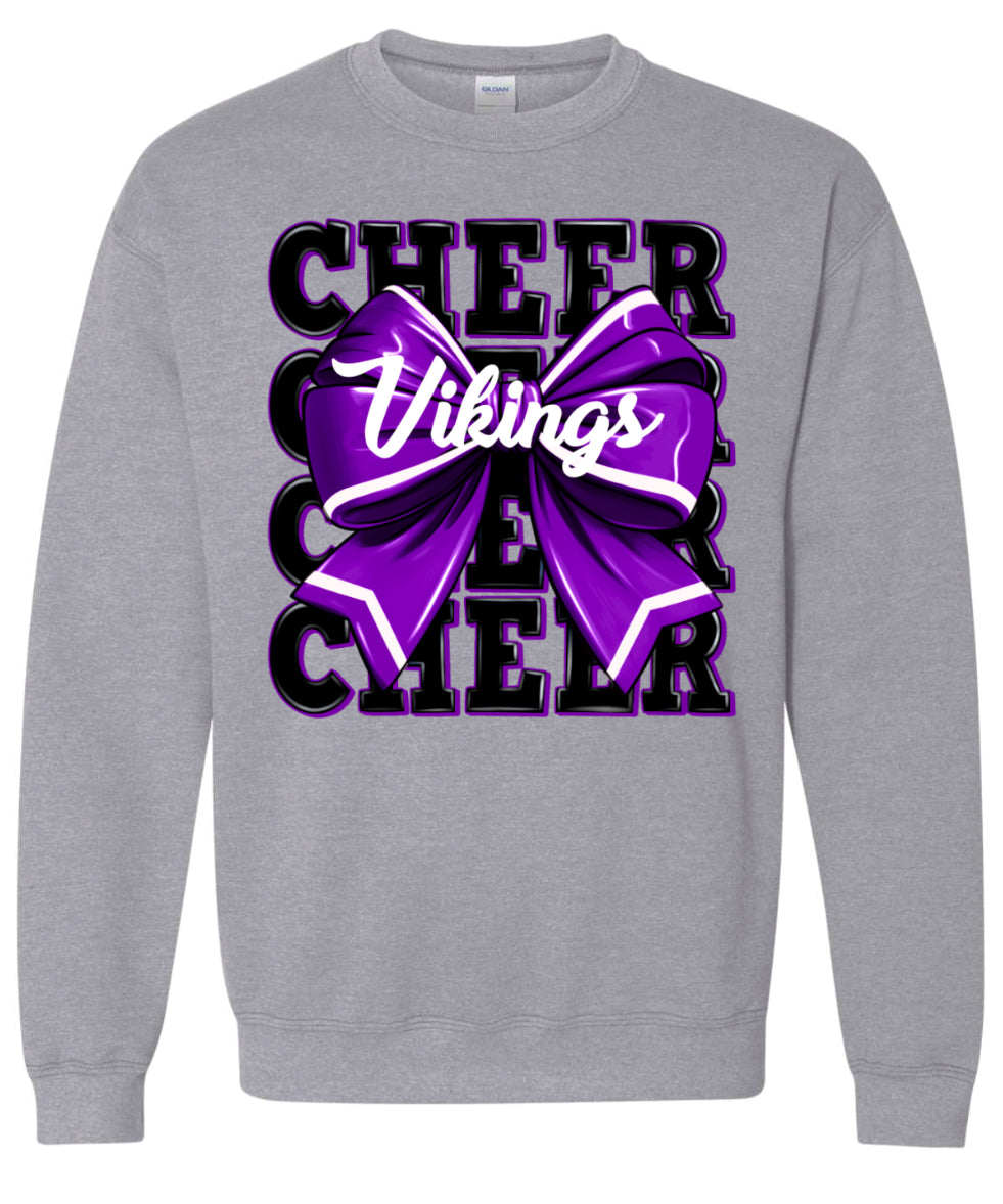 Crew Neck Sport Grey Cheer Repeat