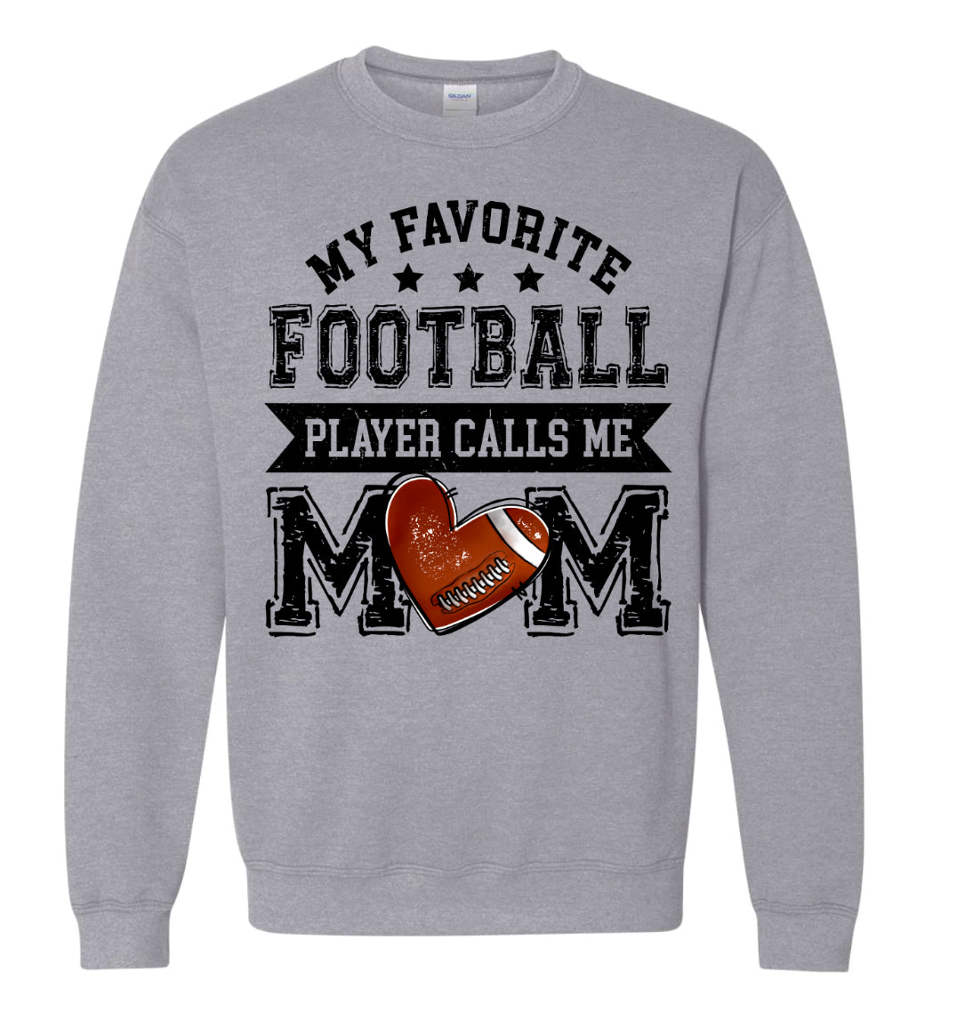 Crew Neck Sport Grey My Favorite Player