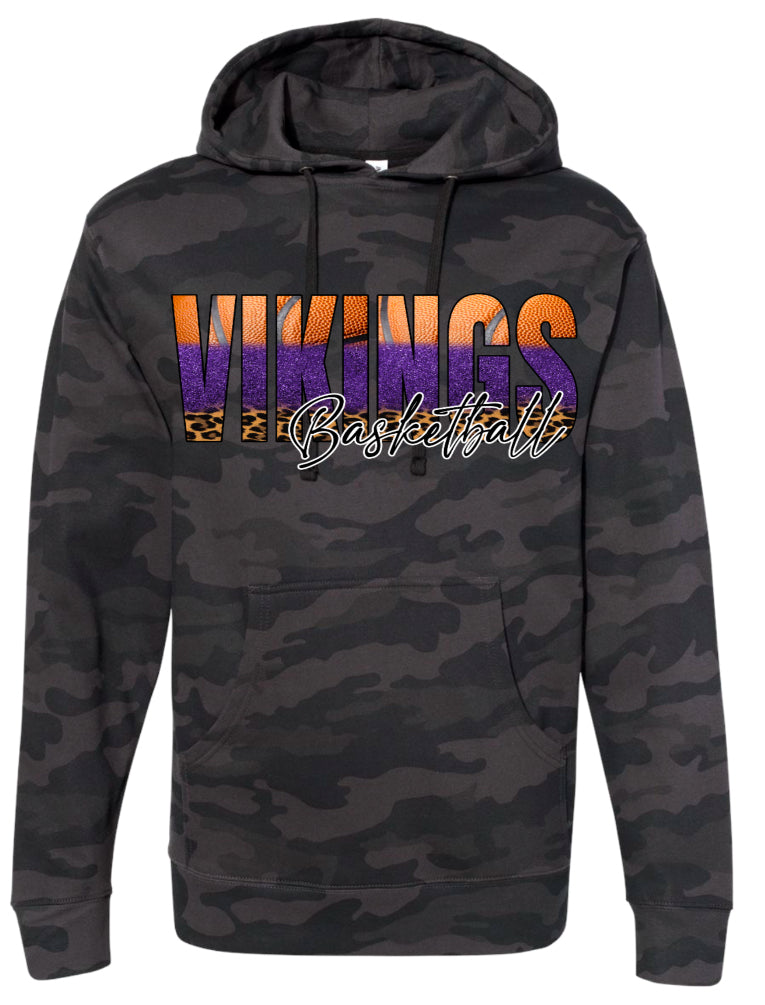 Hoodie BBall Glitter Fade 15