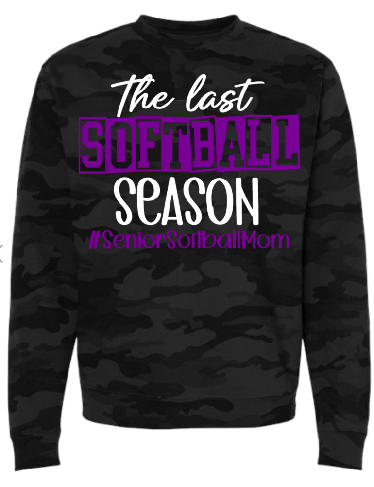 Crew Neck Black Camo The Last Season 6
